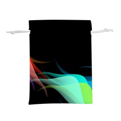 Flower 3d Colorm Design Background Lightweight Drawstring Pouch (s)