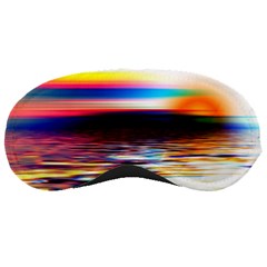 Lake Sea Water Wave Sunset Sleeping Mask