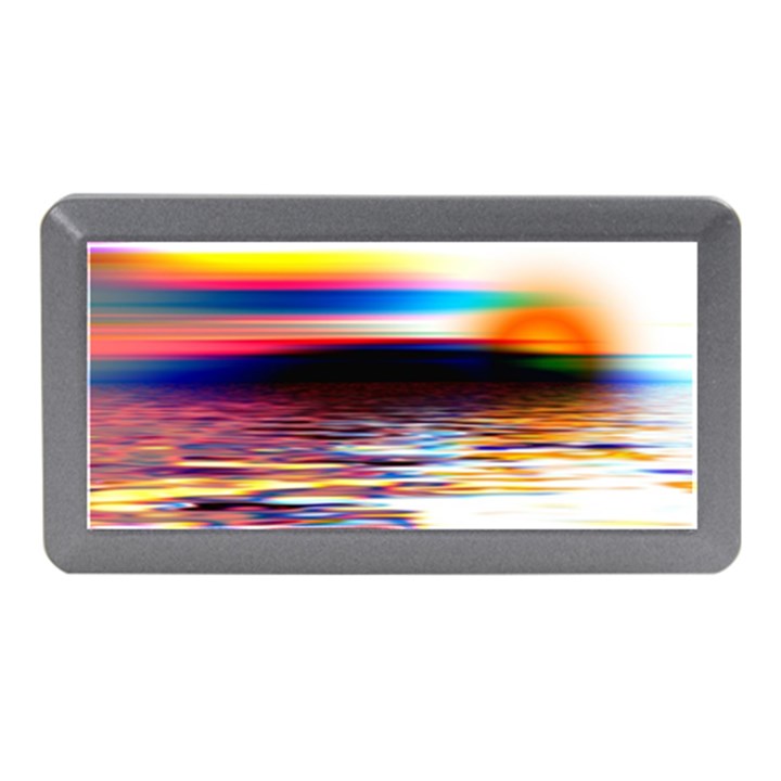 Lake Sea Water Wave Sunset Memory Card Reader (Mini)