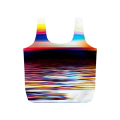 Lake Sea Water Wave Sunset Full Print Recycle Bag (s) by HermanTelo