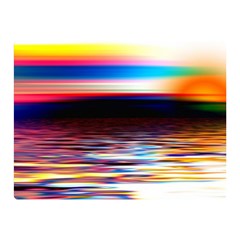 Lake Sea Water Wave Sunset Double Sided Flano Blanket (mini)  by HermanTelo