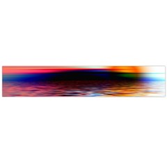 Lake Sea Water Wave Sunset Large Flano Scarf 