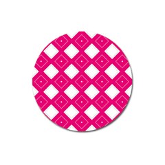 Backgrounds Pink Magnet 3  (round) by HermanTelo