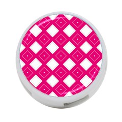 Backgrounds Pink 4-port Usb Hub (two Sides)