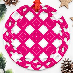 Backgrounds Pink Ornament (round Filigree)