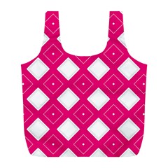 Backgrounds Pink Full Print Recycle Bag (l)