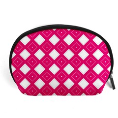 Backgrounds Pink Accessory Pouch (large) by HermanTelo