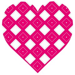 Backgrounds Pink Wooden Puzzle Heart