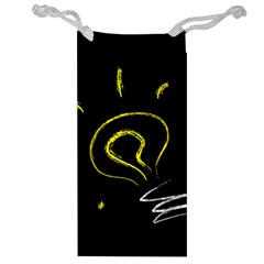 Bulb Light Idea Electricity Jewelry Bag by HermanTelo