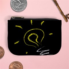 Bulb Light Idea Electricity Mini Coin Purse by HermanTelo