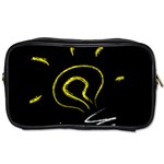 Bulb Light Idea Electricity Toiletries Bag (One Side) Front