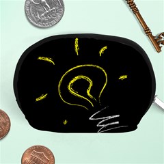 Bulb Light Idea Electricity Accessory Pouch (medium) by HermanTelo