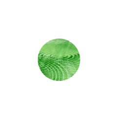 Wave Concentric Circle Green 1  Mini Magnets by HermanTelo