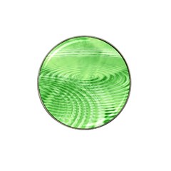 Wave Concentric Circle Green Hat Clip Ball Marker (10 Pack)