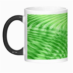 Wave Concentric Circle Green Morph Mugs