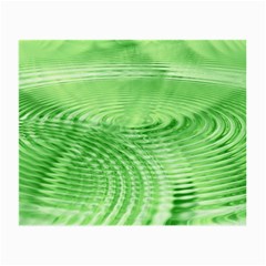 Wave Concentric Circle Green Small Glasses Cloth (2 Sides)