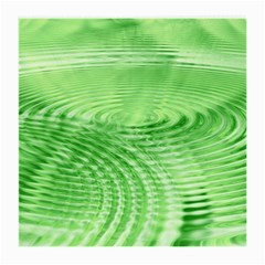 Wave Concentric Circle Green Medium Glasses Cloth by HermanTelo