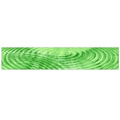 Wave Concentric Circle Green Large Flano Scarf  by HermanTelo