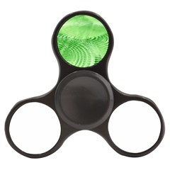 Wave Concentric Circle Green Finger Spinner by HermanTelo