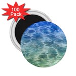 Water Blue Transparent Crystal 2.25  Magnets (100 pack)  Front