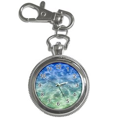 Water Blue Transparent Crystal Key Chain Watches