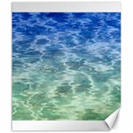 Water Blue Transparent Crystal Canvas 20  x 24  19.57 x23.15  Canvas - 1