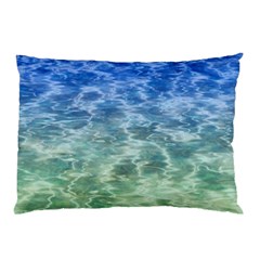 Water Blue Transparent Crystal Pillow Case (Two Sides)