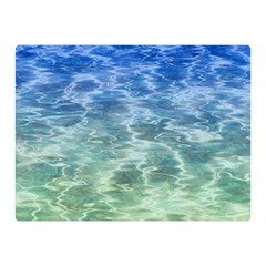 Water Blue Transparent Crystal Double Sided Flano Blanket (Mini) 