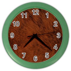 Fur Skin Bear Color Wall Clock