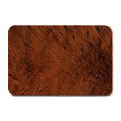 Fur Skin Bear Plate Mats