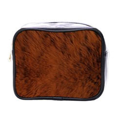 Fur Skin Bear Mini Toiletries Bag (one Side) by HermanTelo