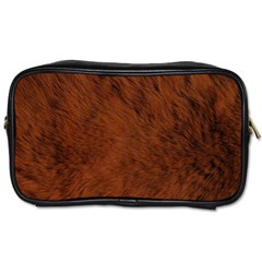 Fur Skin Bear Toiletries Bag (two Sides)