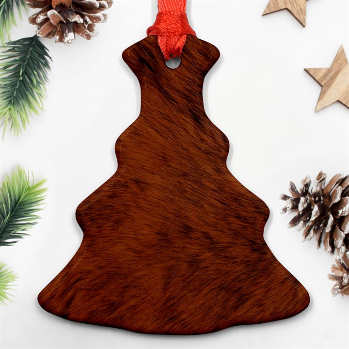 Fur Skin Bear Ornament (Christmas Tree) 