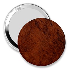 Fur Skin Bear 3  Handbag Mirrors by HermanTelo