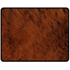 Fur Skin Bear Double Sided Fleece Blanket (medium) 