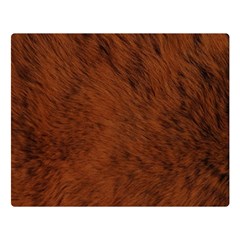 Fur Skin Bear Double Sided Flano Blanket (large) 