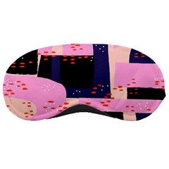 Vibrant Tropical Dot Patterns Sleeping Mask by Vaneshart