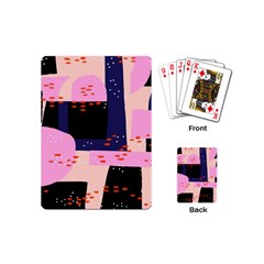 Vibrant Tropical Dot Patterns Playing Cards Single Design (mini) by Vaneshart