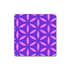 Pattern Texture Backgrounds Purple Square Magnet by HermanTelo