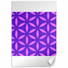 Pattern Texture Backgrounds Purple Canvas 12  X 18  by HermanTelo