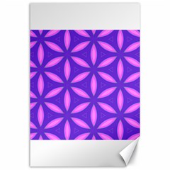 Pattern Texture Backgrounds Purple Canvas 24  X 36 