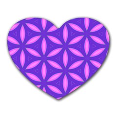 Pattern Texture Backgrounds Purple Heart Mousepads by HermanTelo