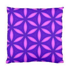 Pattern Texture Backgrounds Purple Standard Cushion Case (two Sides)