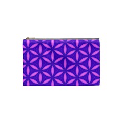 Pattern Texture Backgrounds Purple Cosmetic Bag (small)