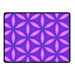 Pattern Texture Backgrounds Purple Fleece Blanket (small)