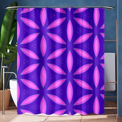 Pattern Texture Backgrounds Purple Shower Curtain 60  X 72  (medium) 