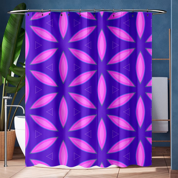 Pattern Texture Backgrounds Purple Shower Curtain 60  x 72  (Medium) 