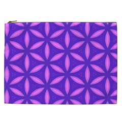 Pattern Texture Backgrounds Purple Cosmetic Bag (xxl)