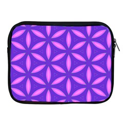 Pattern Texture Backgrounds Purple Apple Ipad 2/3/4 Zipper Cases by HermanTelo