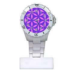 Pattern Texture Backgrounds Purple Plastic Nurses Watch